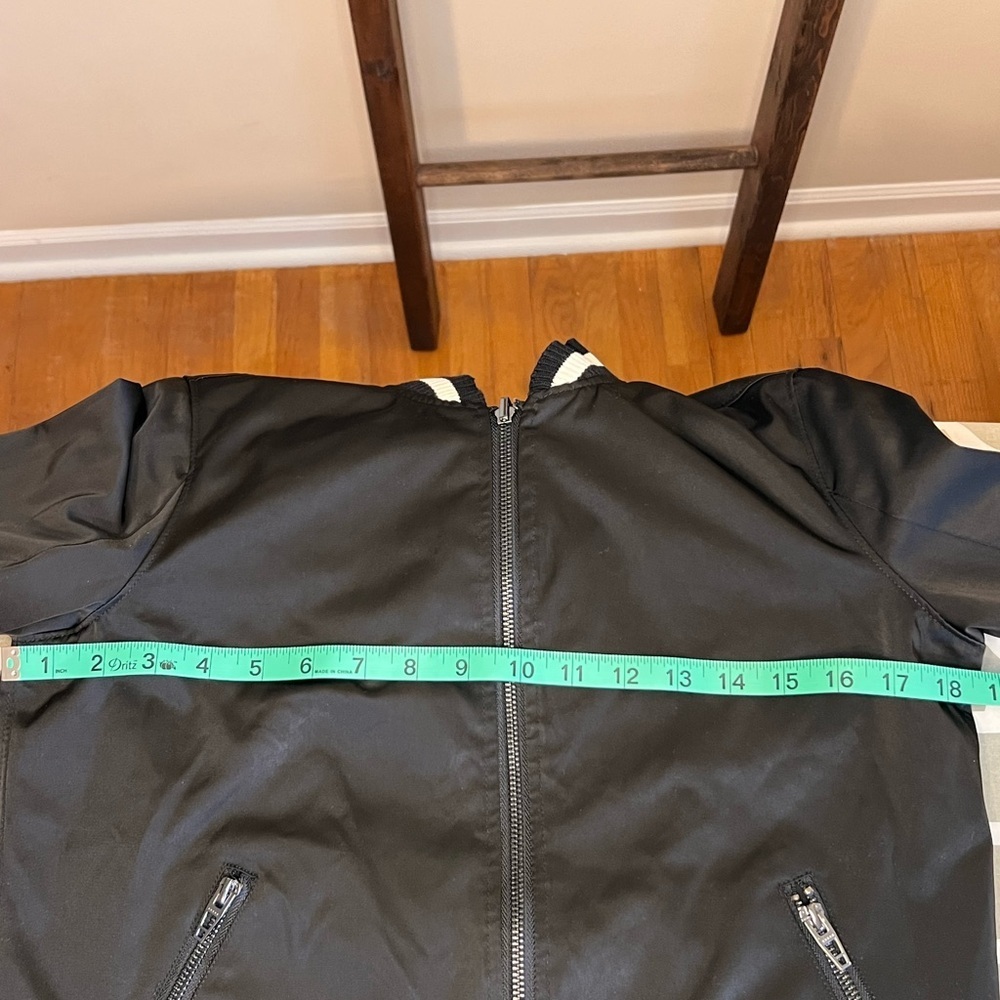 Blank NYC Reversible Black Eyelet Bomber Jacket - Picture 10 of 11